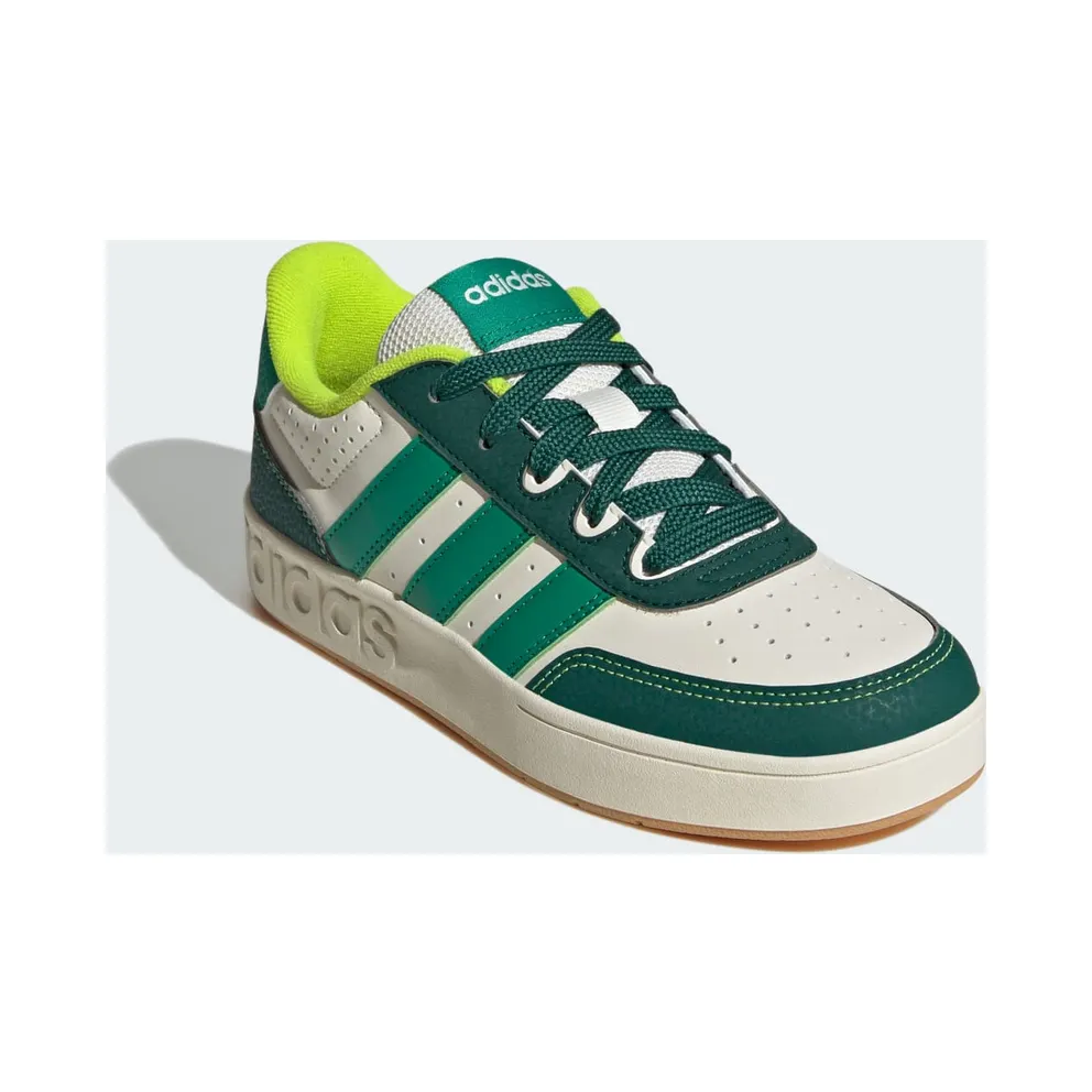 adidas Breakbase Shoes Kids “Off White / Collegiate Green / Court Green” (JP9930)