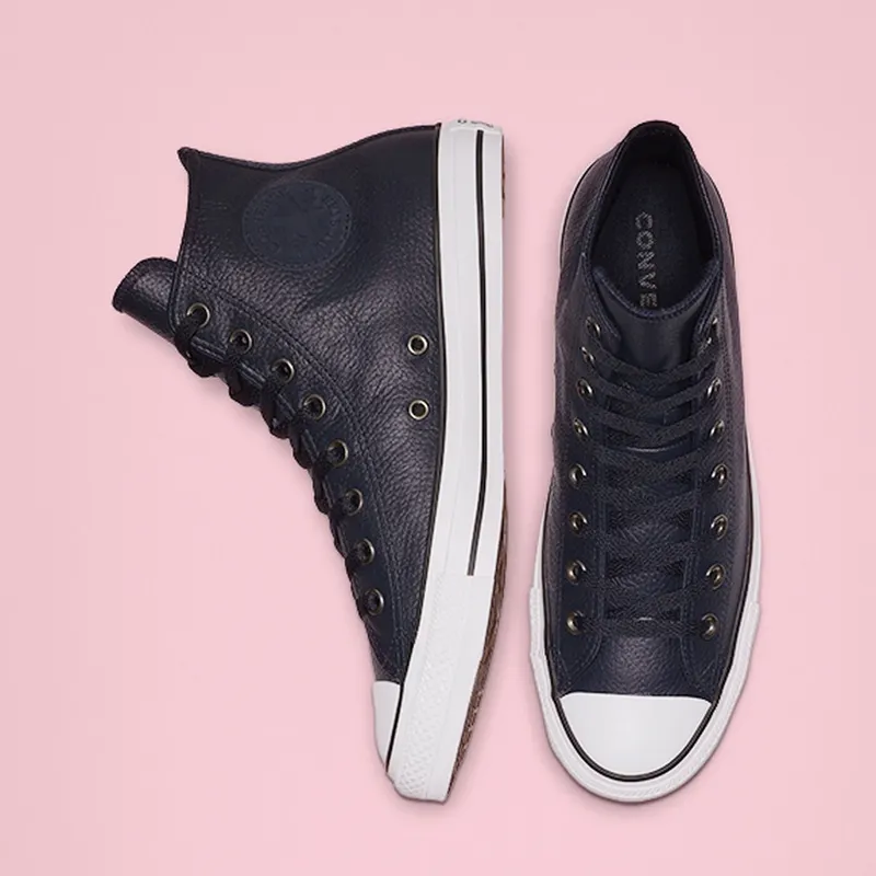 Converse Chuck Taylor All Star Hi “Leather – Dark Obsidian Blue/White/Black” (165189C)