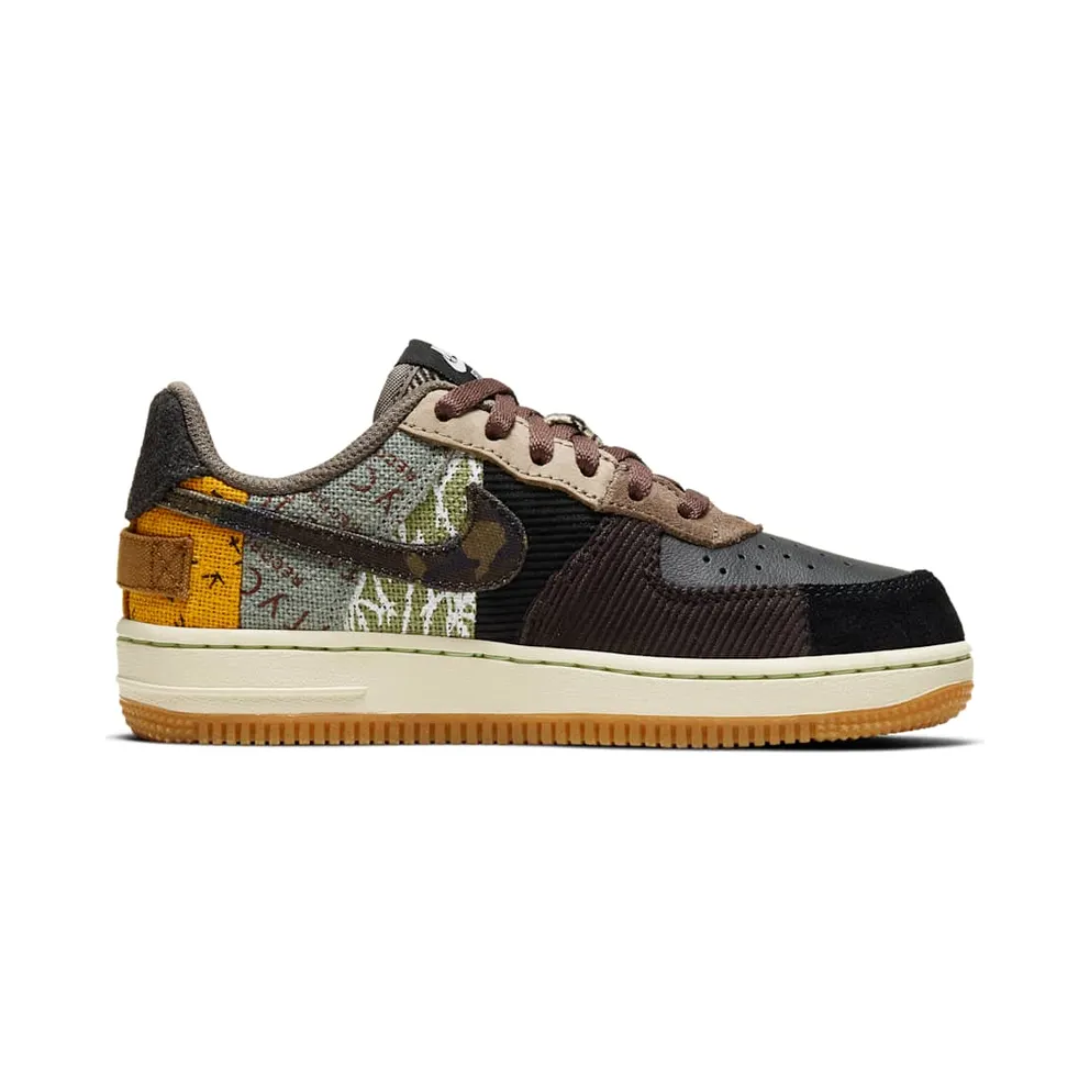 Nike x Travis Scott Air Force AF 1 Low Cactus Jack ‘Fossil’ (PS) (2019) (CQ4565-900)