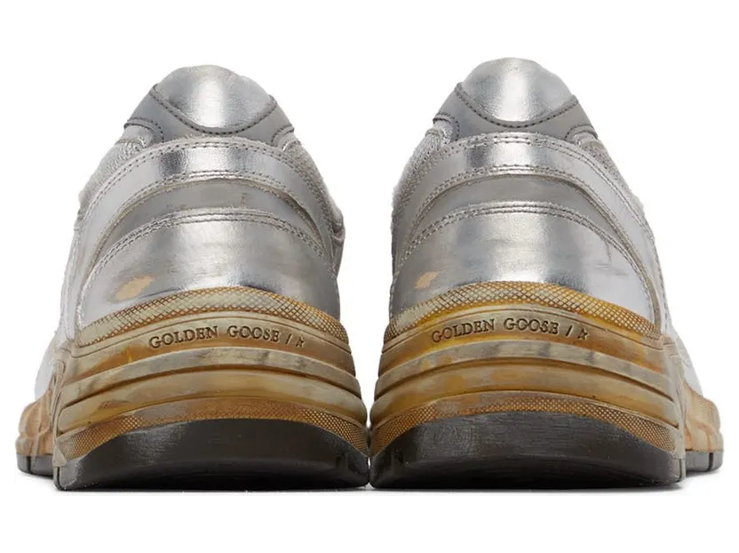 Golden Goose Dad-Star Silver White Blue Grey (GMF00199F00121170137) (4)