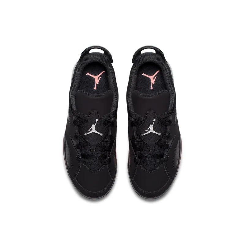 Jordan  6 Retro Low Sunblush (PS) Black/Sunblush-Metallic Silver (768884-022)