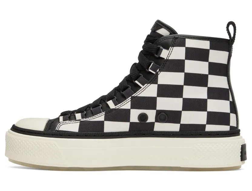 AMIRI Black & White M.A. Court Hi Sneakers (AW22MFS010) (3)