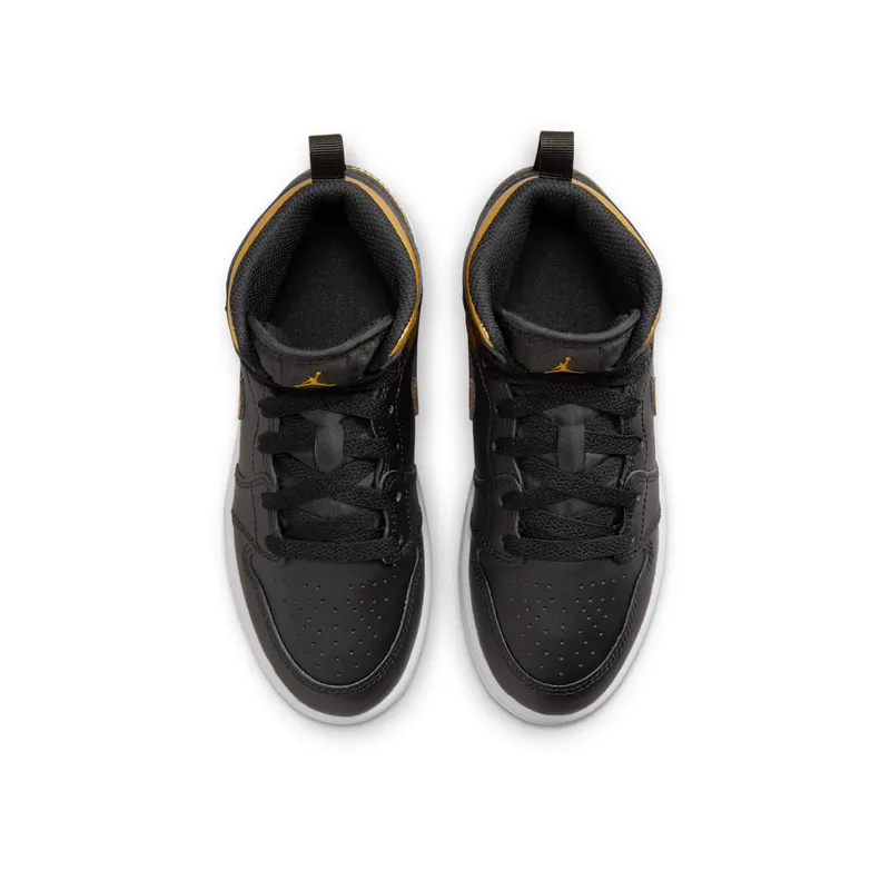 Jordan 1 Mid Metallic Gold Black (DQ8424-071)