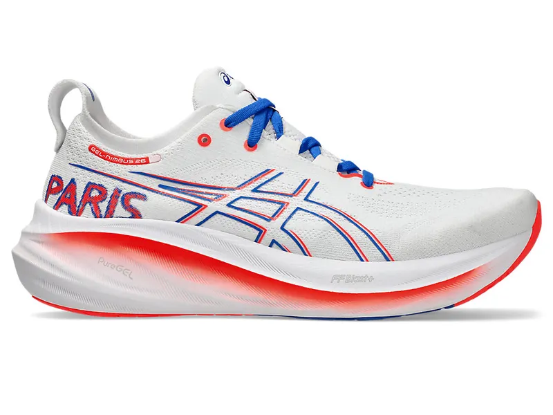 Asics Gel-nimbus 26 White/Sunrise Red (1011B855.100)
