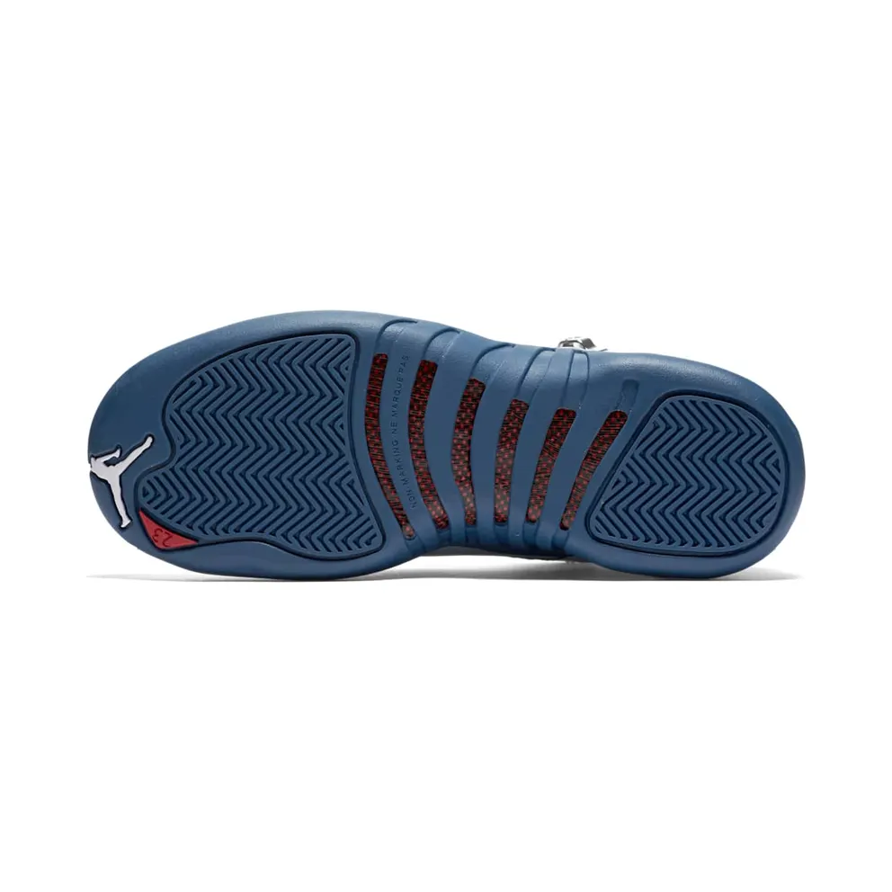 Jordan 12 Retro French Blue 2016 (GS) White/French Blue-Metallic Silver-Varsity Red (153265-113)