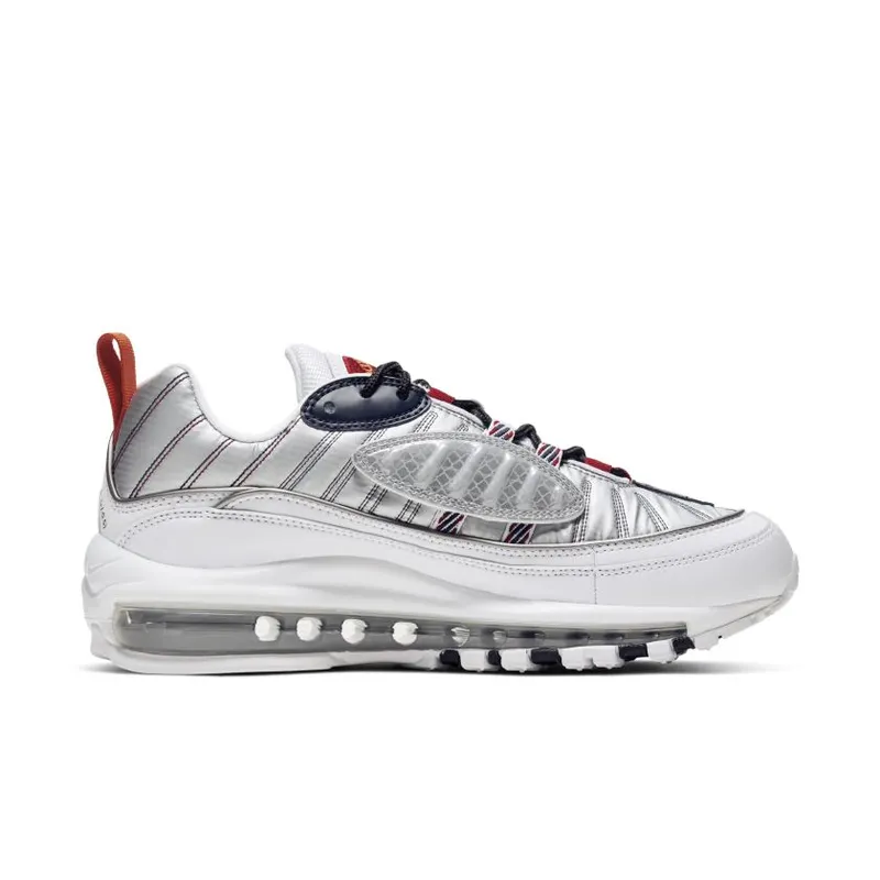 Nike Air Max 98 Starfish (W) White/Starfish-Wolf Grey-Gym Red (CQ3990-100)