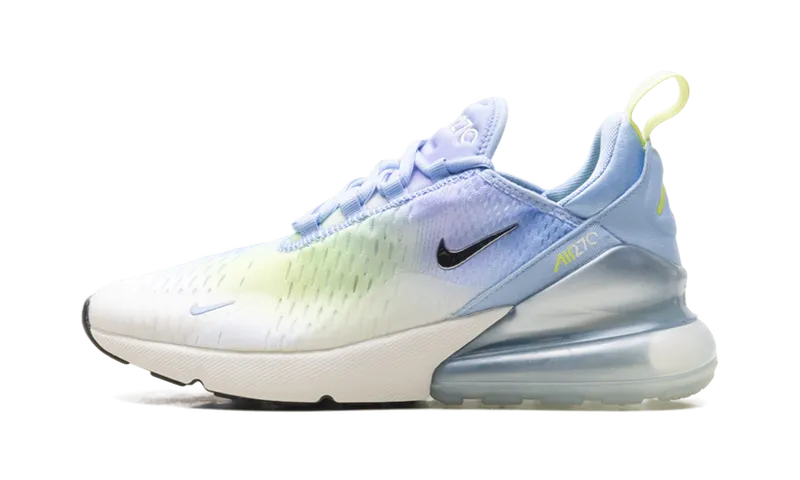 Nike Air Max 270 “Aluminum Hydrangeas Light Lemon Twist Metallic Silver” (IB7937-468)