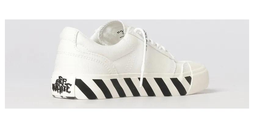 Off-White Vulcanized Cotton Canvas Sneakers White (OWIA28QC99FAB0010110) (2)