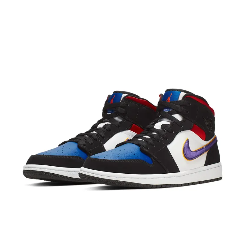 Air Jordan Nike AJ I 1 Mid ‘Lakers Top 3’ (2019) (852542-005)
