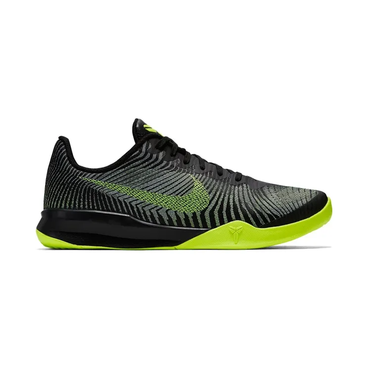 Nike KB Mentality 2 Black Volt Wolf Grey (818952-006)