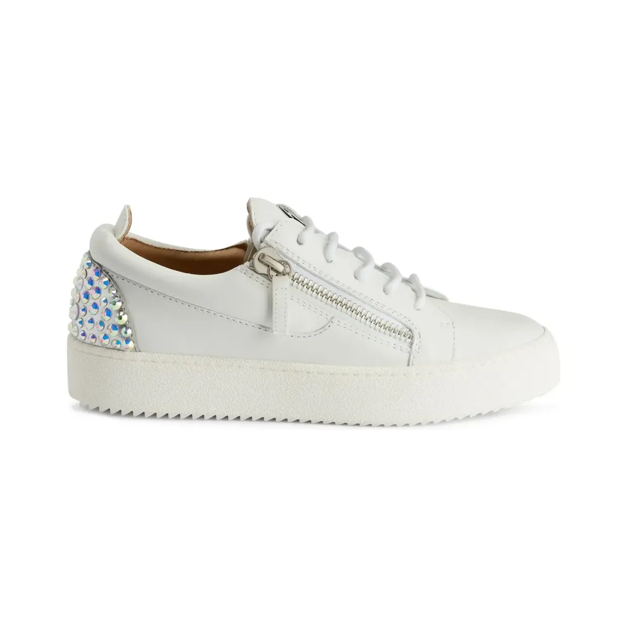 Giuseppe Zanotti Gail verfraaid met stras “White” (RS40007001)