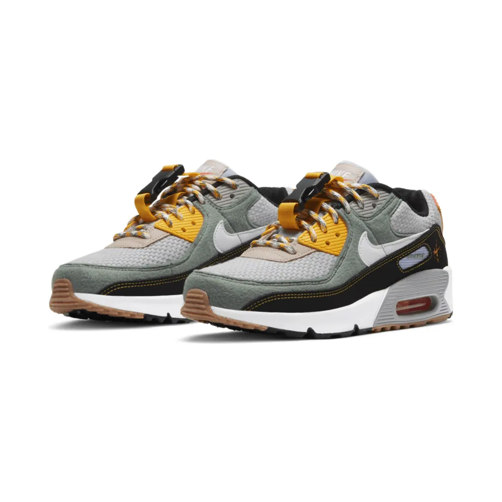 Nike Air Max 90 Buckle Spiral Sage (GS) Spiral Sage/Black-University Gold-White (DC2529-300)
