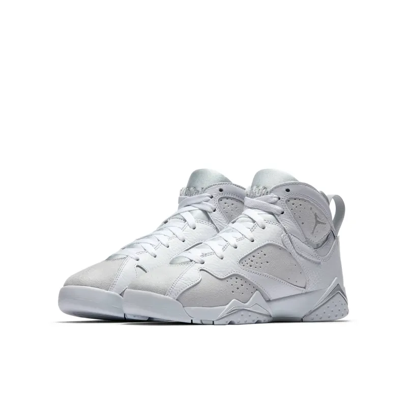 Jordan 7 Retro Pure Platinum (GS) White/Metallic Silver-Pure Platinum (304774-120)