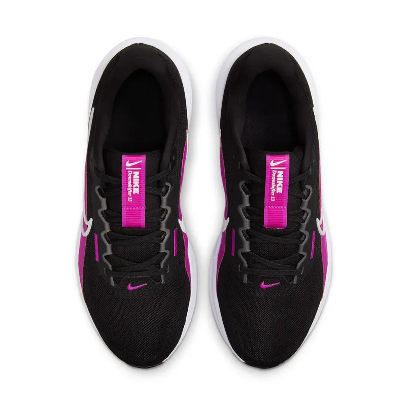 Nike Downshifter 13 Womens “Black / Vivid Grape Mesh” (FD6476-003)