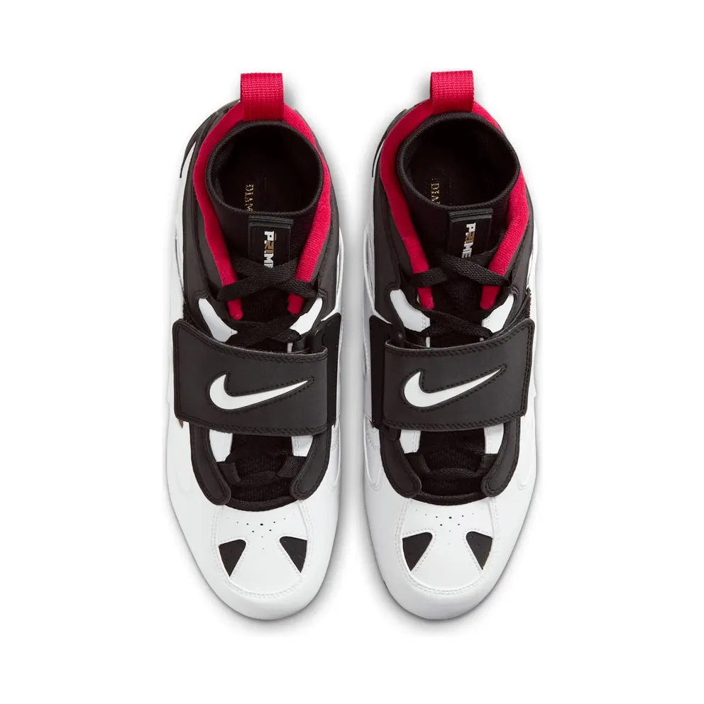 Nike Air Diamond Turf 2 Cleats – “Black / Prime Red / Metallic Gold / White” (IF4807-002)