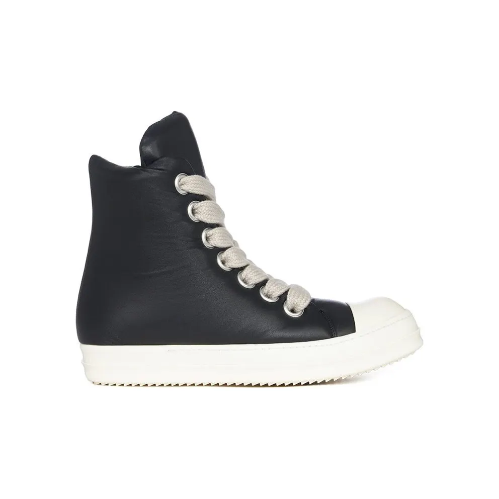 Rick Owens DRKSHDW Hollywood Jumbo Lace High Peached Lambskin Black Milk (RU01E5892-LLPPW2-911)