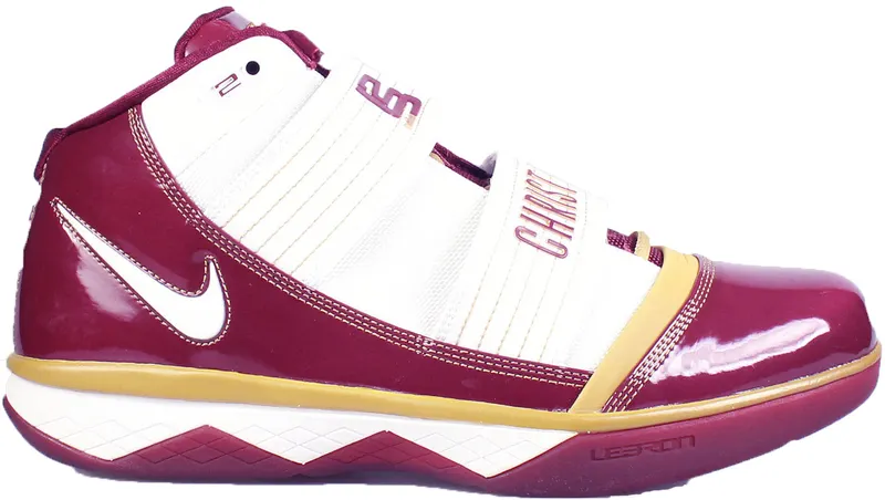 Nike Zoom Soldier III Christ the King Home White/Deep Maroon-Metallic Gold (384535-161)