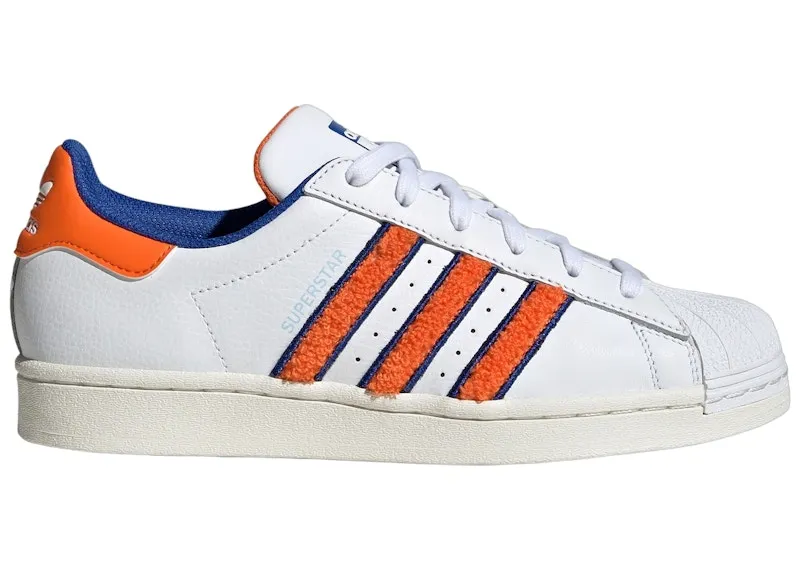 adidas Superstar Cloud White Orange Royal Blue (IF7610)