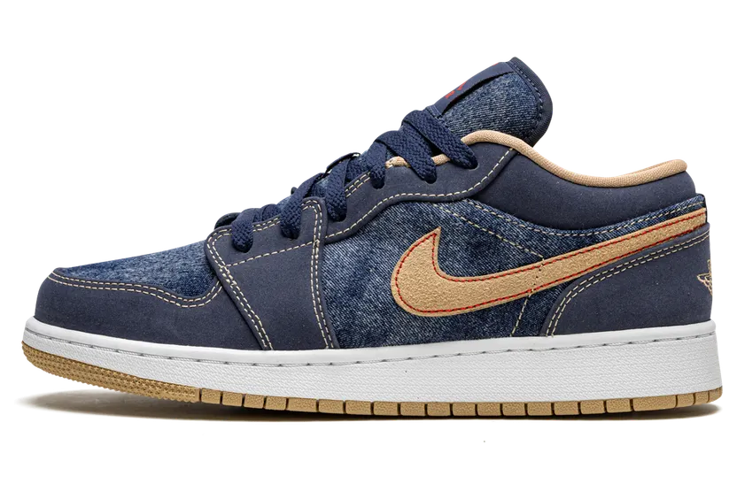 Jordan 1 Low SE Denim (GS) (DM4692-400)