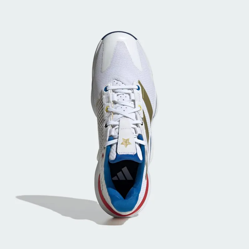 Adidas Stabil 16 Indoor Cloud White / Gold Metallic / Dark Blue (JP5770)