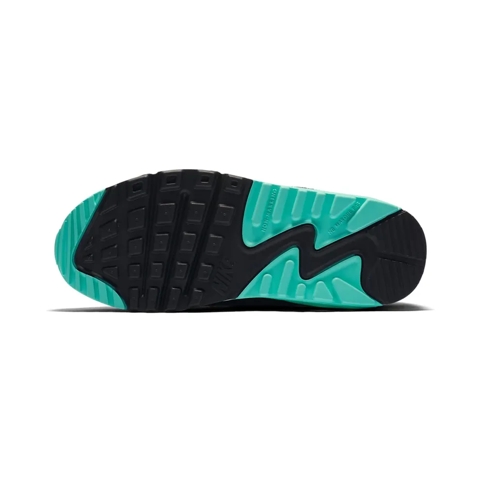 Nike Air Max 90 LTR Particle Grey Teal (GS) WHITE/PARTICLE GREY-LT SMOKE GREY (CD6864-102)