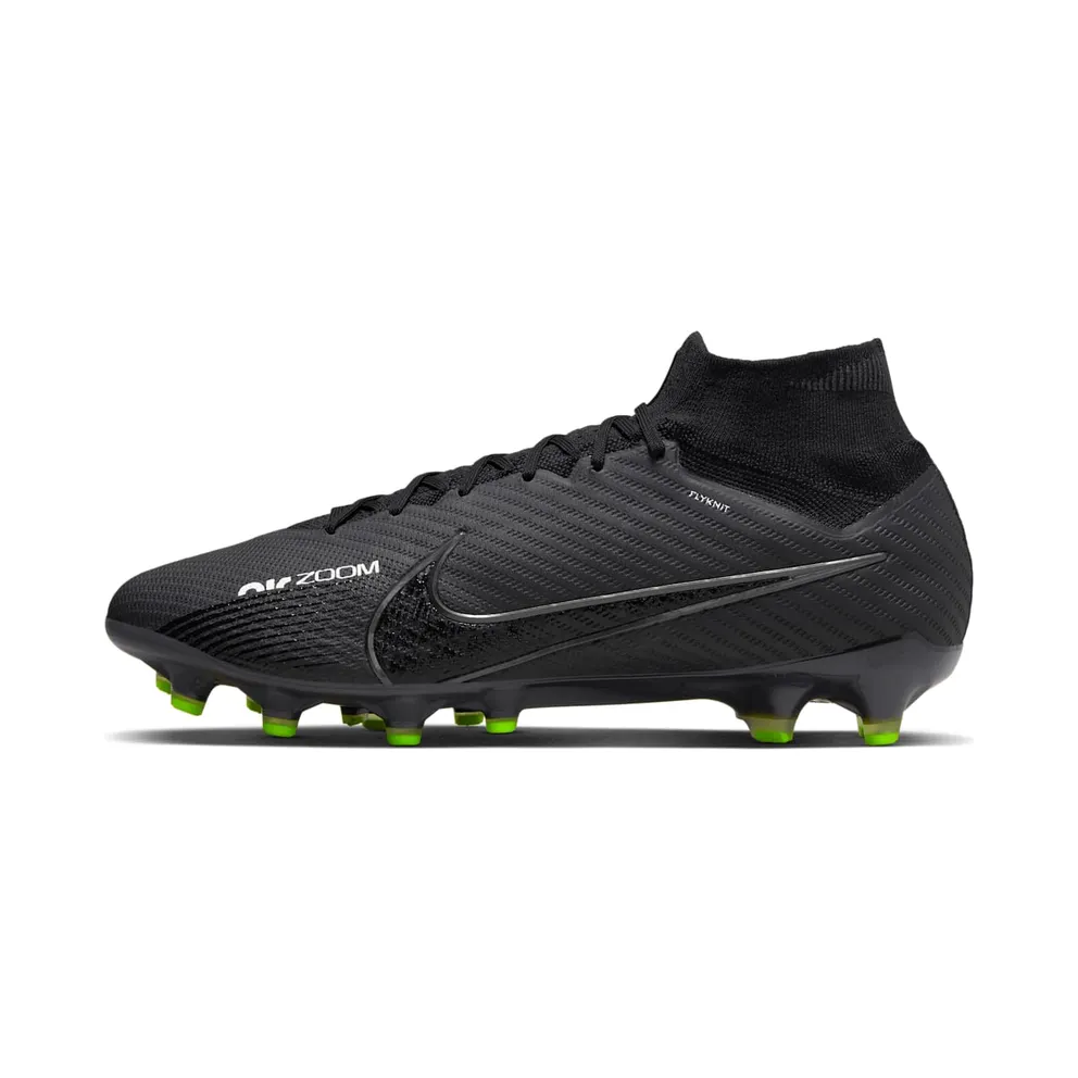 Nike Zoom Mercurial Superfly 9 Elite AG-Pro Black White Volt (DJ5165-001)