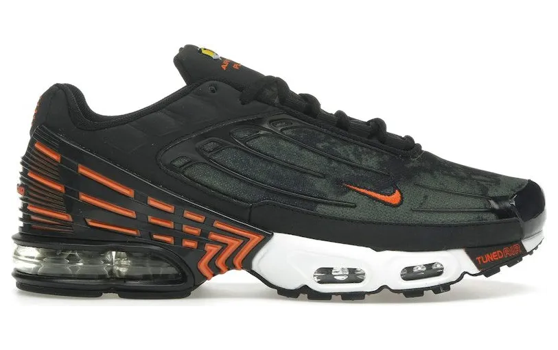Nike Air Max Plus 3 Camo Medium Olive Safety Orange (FV6914-001)