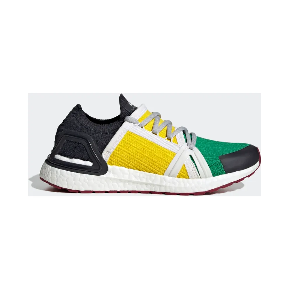 adidas by Stella McCartney Ultraboost 20 Shoes Green / Yellow / Cloud White (GX1568)