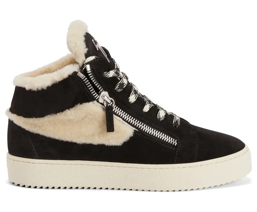 Giuseppe Zanotti Kriss Ice sneakers verfraaid met ketting – Zwart (RW30036001)