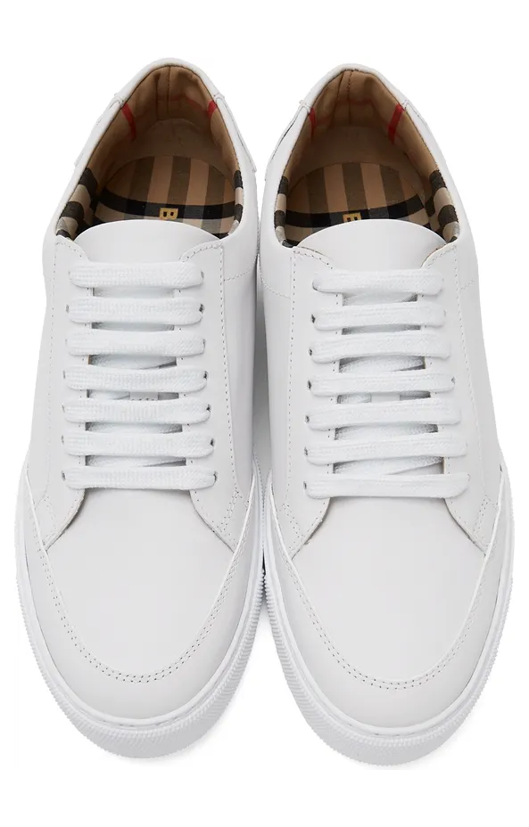 Burberry White Salmond Sneakers (8037250) (5)
