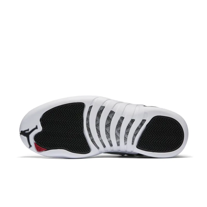 Jordan 12 Retro Low Playoffs Black/Varsity Red-White-Metallic Silver (308317-004)
