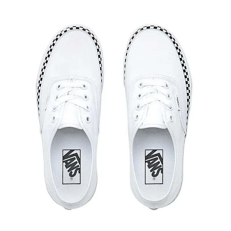 Vans Authentic Check Foxing Low Top “WHITE” (VN0A38EMVJU)