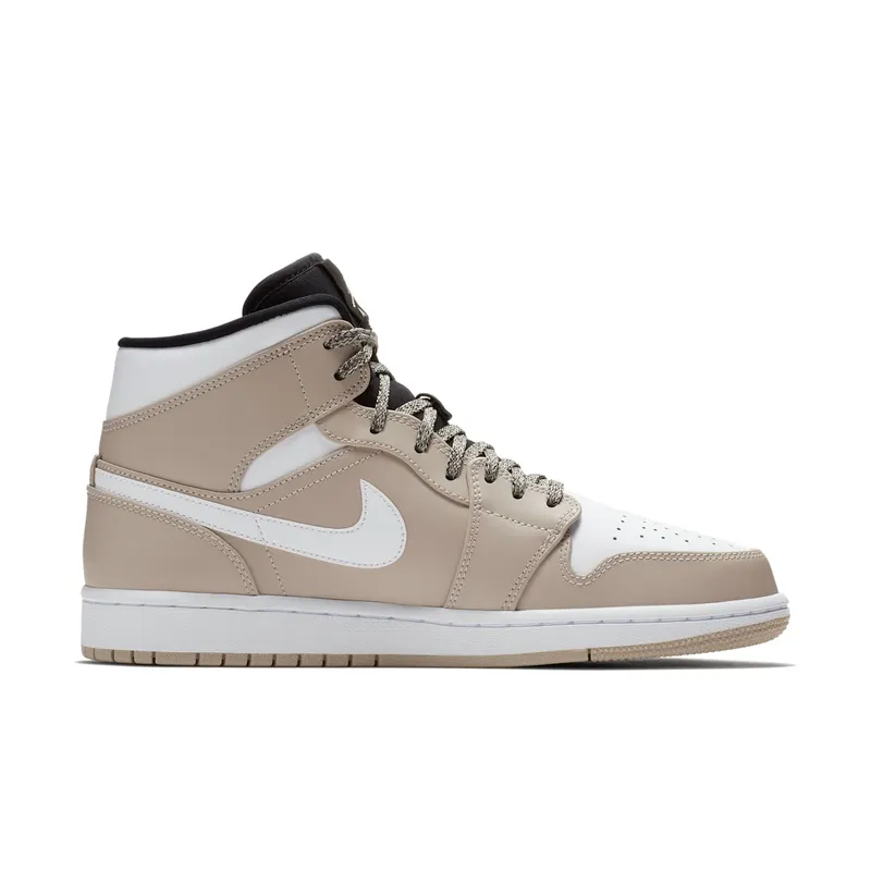 Jordan 1 Mid Desert Sand Desert Sand/Black-White (554724-047)