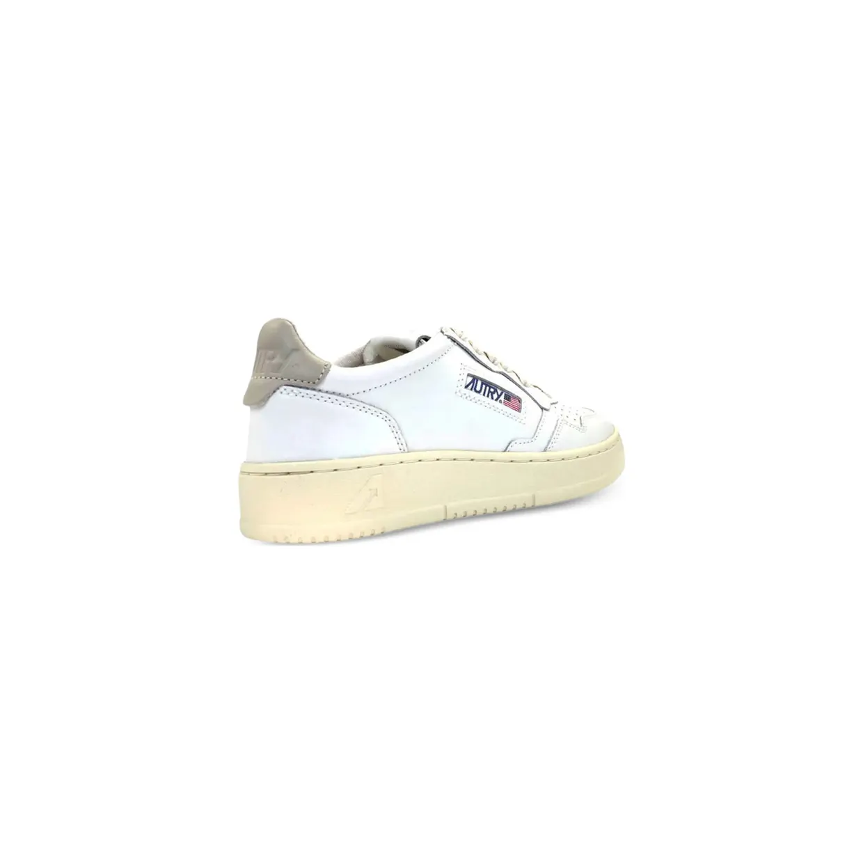 Autry Medalist Perforated Leather “White” (AULW LL27) (2)