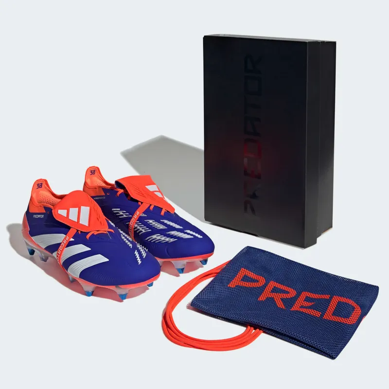 adidas Predator Elite Foldover Tongue SG Lucid Blue Cloud White Solar Red (ID0918)