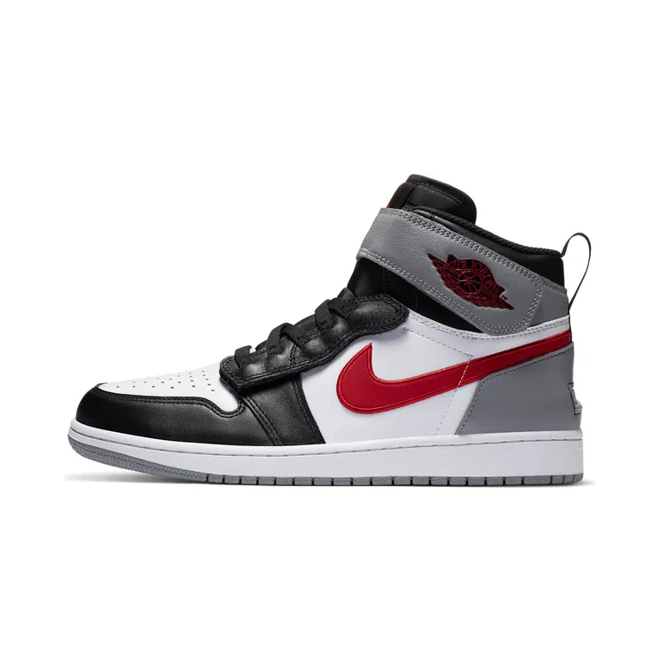 Air Jordan 1 Flyease “Black / White / Particle Grey / Gym Red” (CQ3835-002)