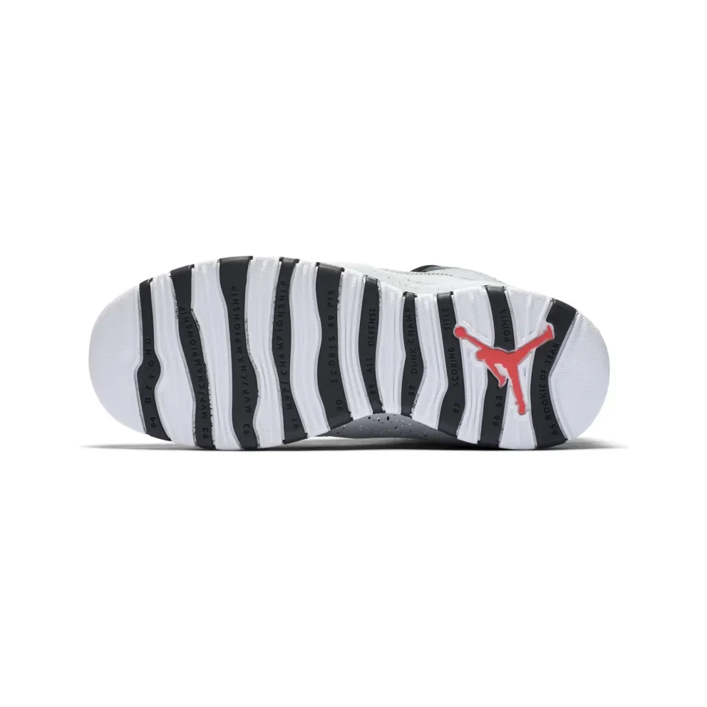 Jordan 10 Retro Light Smoke Grey (GS) Light Smoke Grey/Black-University Red-White (310806-062)