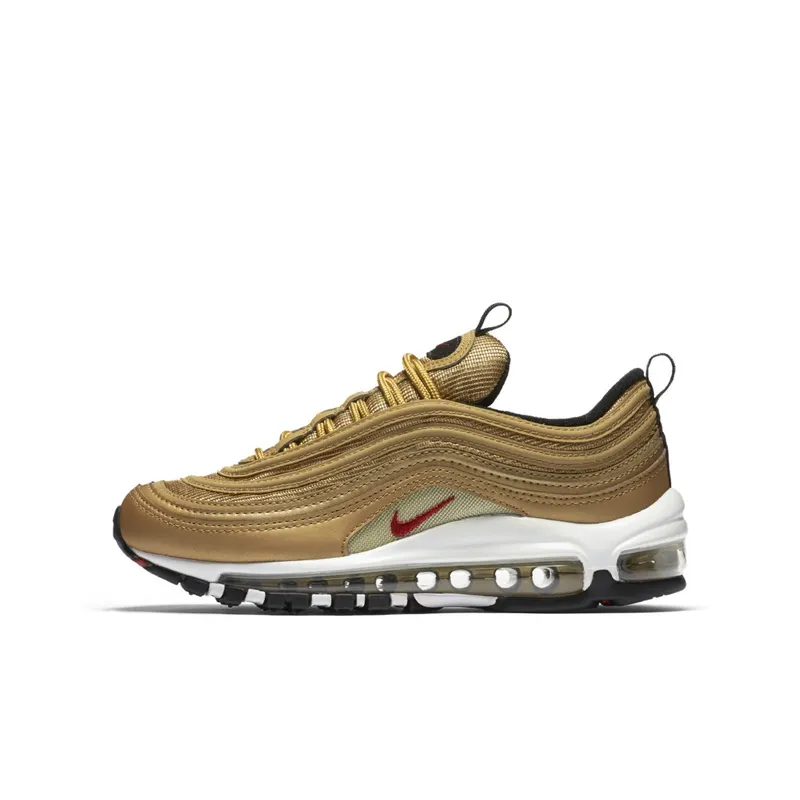 Nike Air Max 97 Metallic Gold (GS) (2017/2018) Metallic Gold/Varsity Red-White-Back (918890-700)