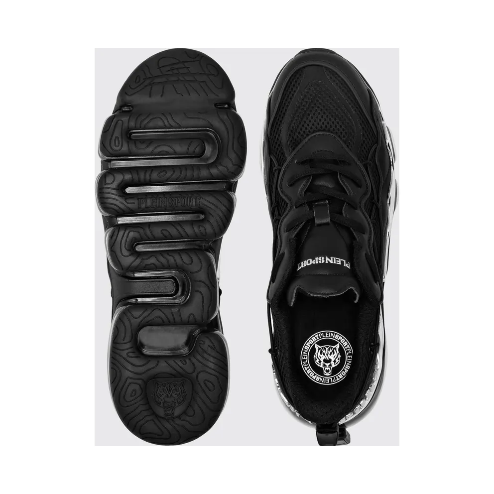 Plein Sport Mesh And Leather Black (PAESUSC0746STE003N0202)