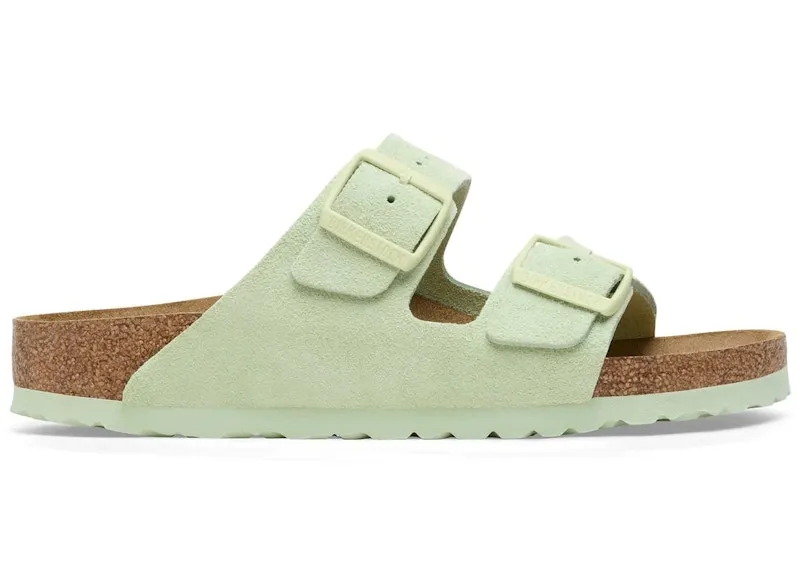 Birkenstock Arizona Suede Leather Faded Lime (1026831)