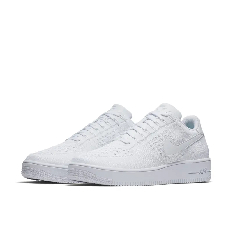 Nike Air Force 1 Ultra Flyknit Low Triple White White/White-White (817419-101)