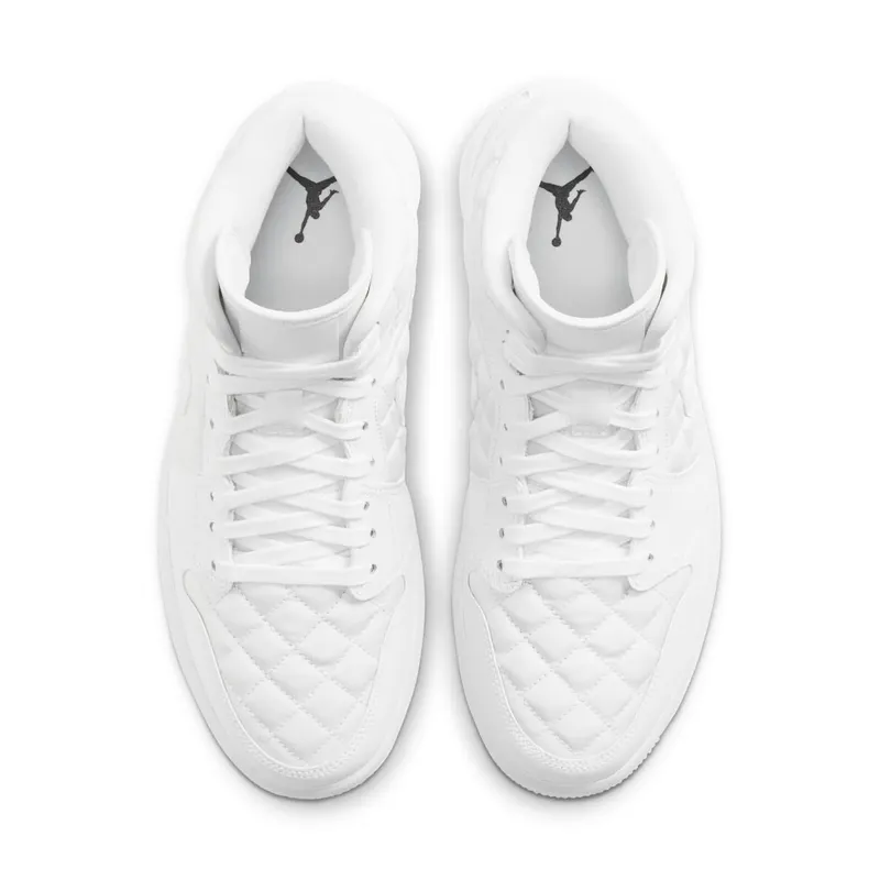 Jordan 1 Mid Quilted White White/White-White (DB6078-100)