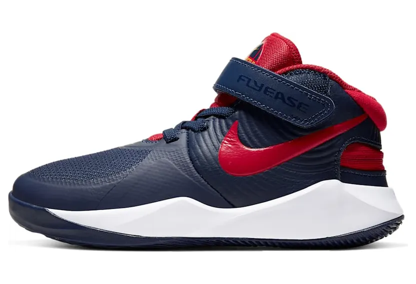 Nike Team Hustle D 9 FlyEase Midnight Navy (PS)
