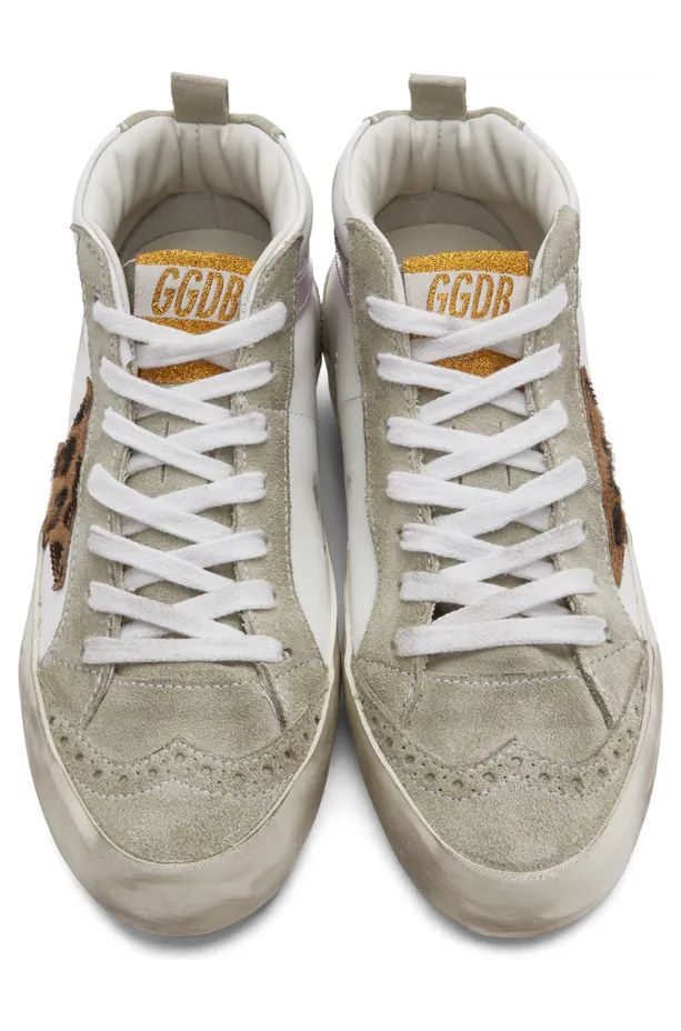 Golden Goose SSENSE Exclusive White & Grey Mid Star Classic Sneakers (GWF00122.F001212.80903) (5)