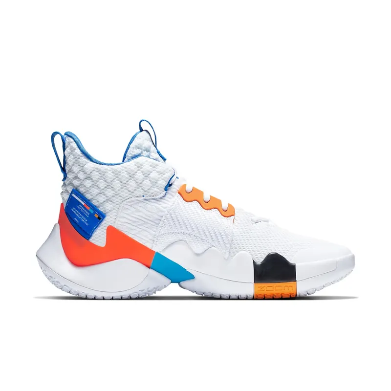 Jordan Why Not 0.2 OKC Home White/Total Crimson-Tidal Blue (AO6219-100)