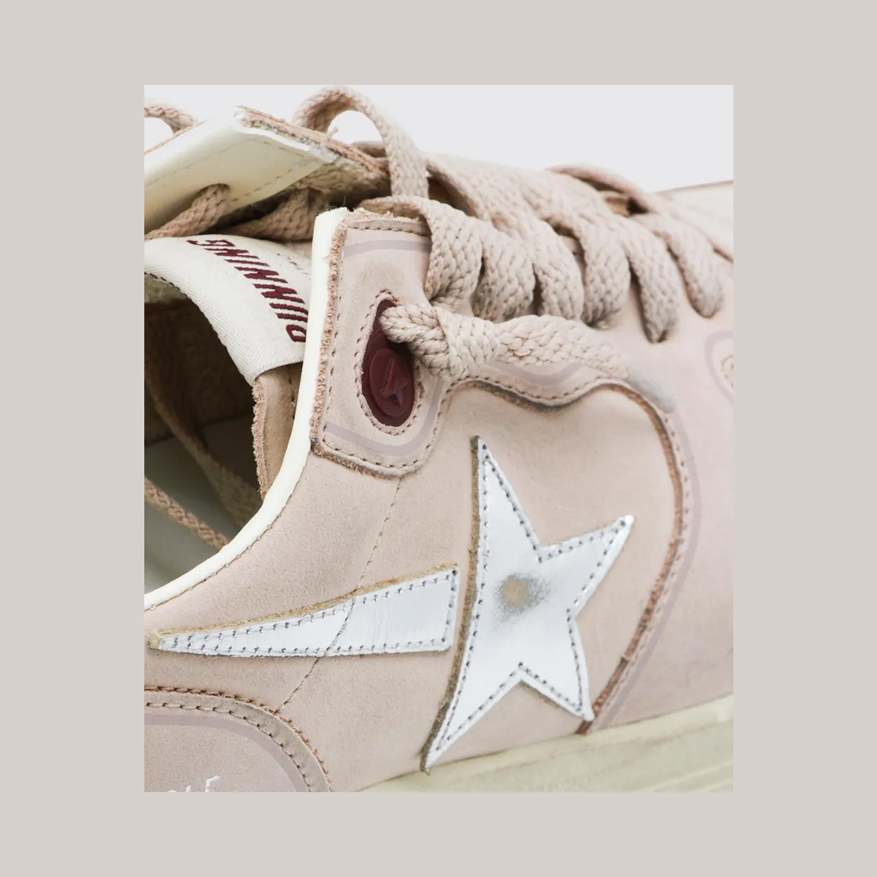 Golden goose Running Sole Leather Sneakers with Distressed Chunky Sole Yellow Cream (GWF00126F00851611709) (3)