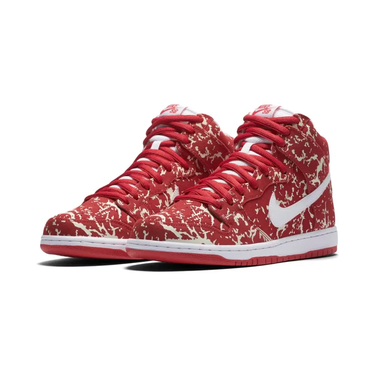Nike SB Dunk High PRM ‘Raw Meat’ “Challenge Red / White” (313171-616)