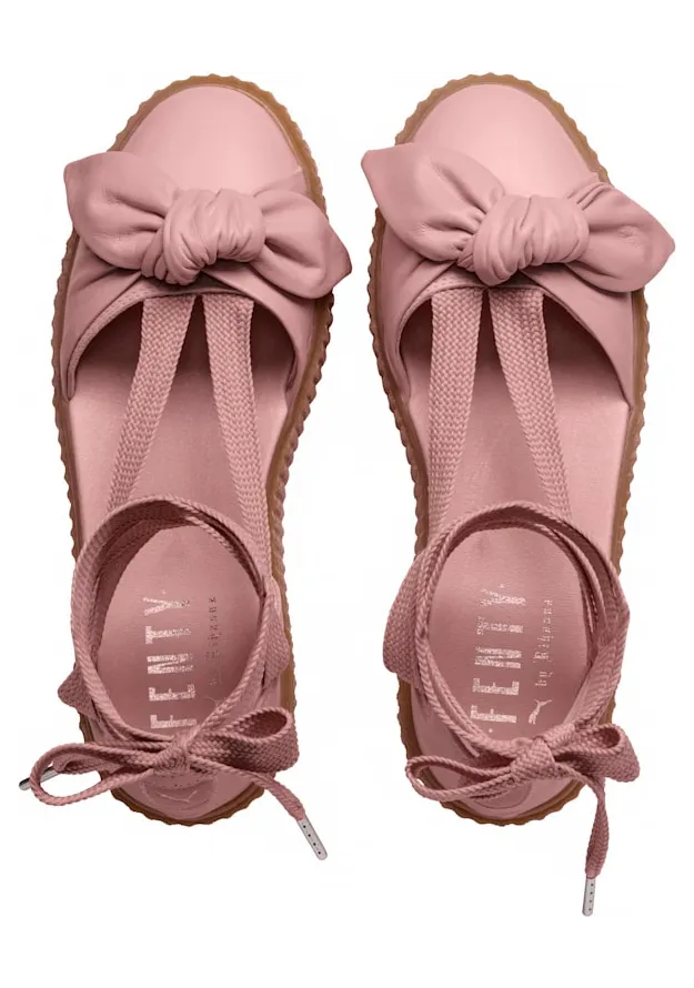 Puma Bow Creeper Sandal Rihanna Fenty Silver Pink (W)
