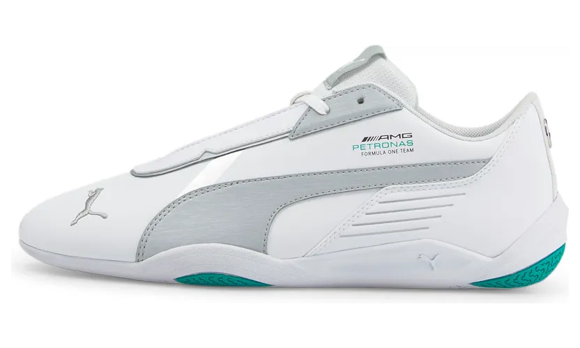 Puma Mercedes F1 R-Cat Machina motorsportschoenen Zilver/Groen/Wit (306846-01)