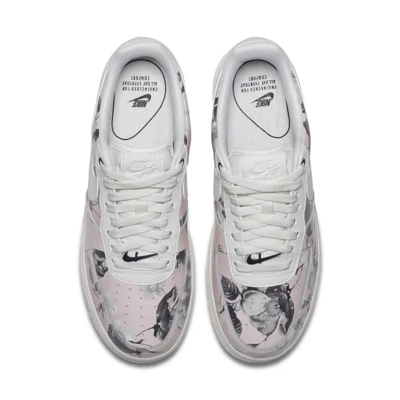 Nike Air Force 1 Low Floral Rose (W) Summit White/Summit White-Summit White (AO1017-102)